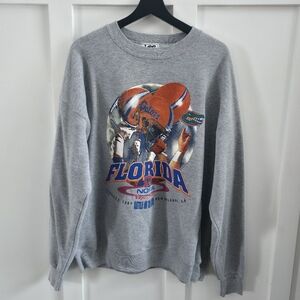 RARE Vintage Lee Sport 1997 Florida Gators Sugar Bowl Champions Sweatshirt, XL